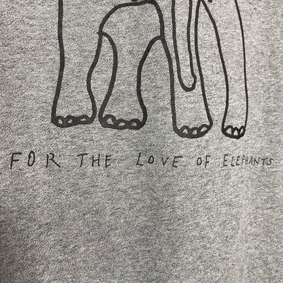 J Crew Sweatshirt XXS David Sheldrick Elephant Wildlife Trust Garments for Good - Picture 7 of 12